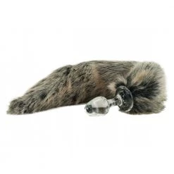 Crystal Delights Minx Tail Plug - Grey Wolf