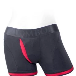 SpareParts HardWear Tomboii Fabric Boxer Brief Harness Red