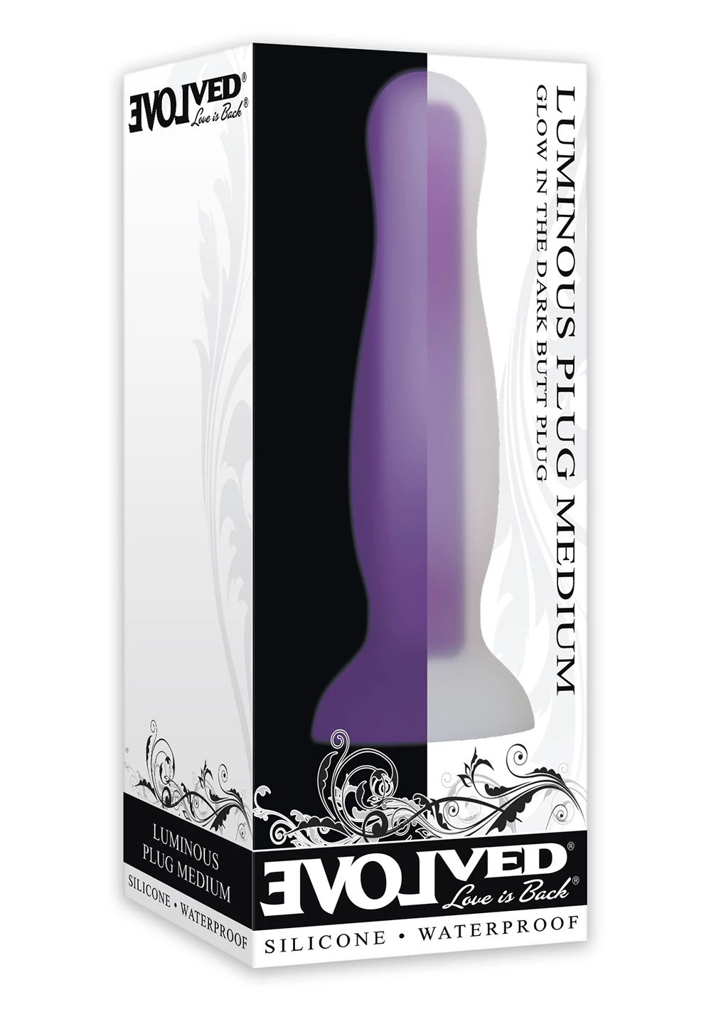 Evolved Novelties Luminous Plug - Medium 5 Evolved Novelties Luminous Plug - Medium - Image 3