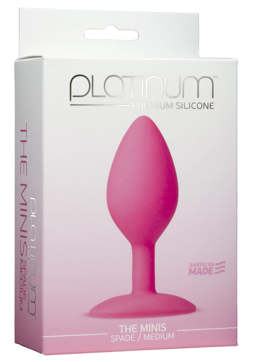 Doc Johnson Platinum™ Premium Silicone - The Minis - Spade - Medium 6 Doc Johnson Platinum™ Premium Silicone - The Minis - Spade - Medium - Image 4