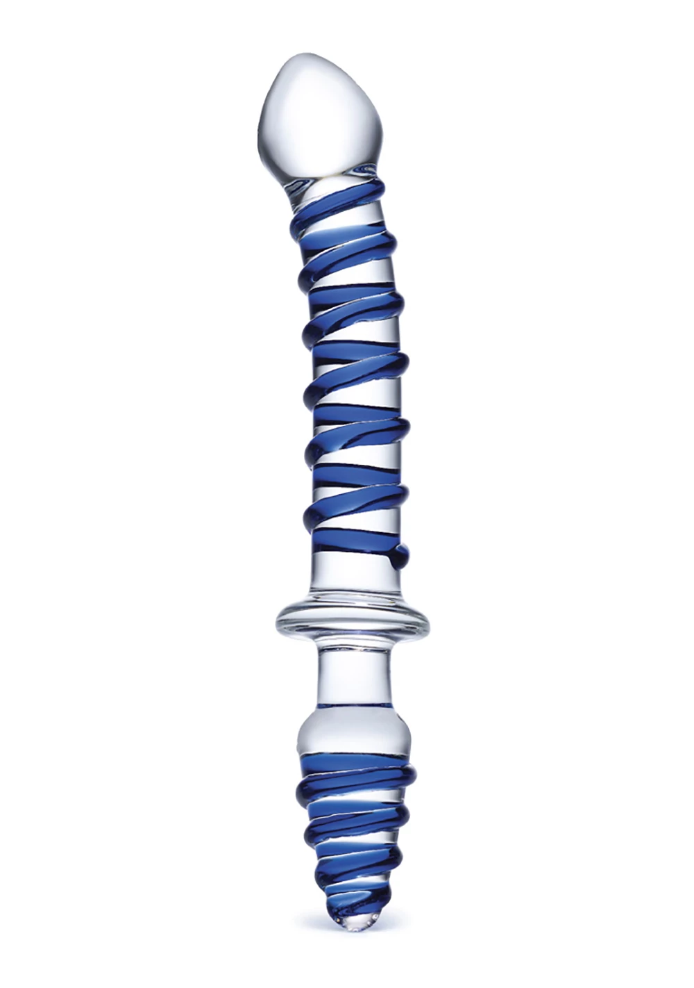 Glas Mr. Swirly Double Ended Pleasure Tool - 10" 3 Glas Mr. Swirly Double Ended Pleasure Tool - 10"
